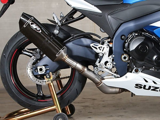 2012-16 Suzuki GSXR 1000 Slip On System – Carbon MC36 – Shop M4 Exhaust