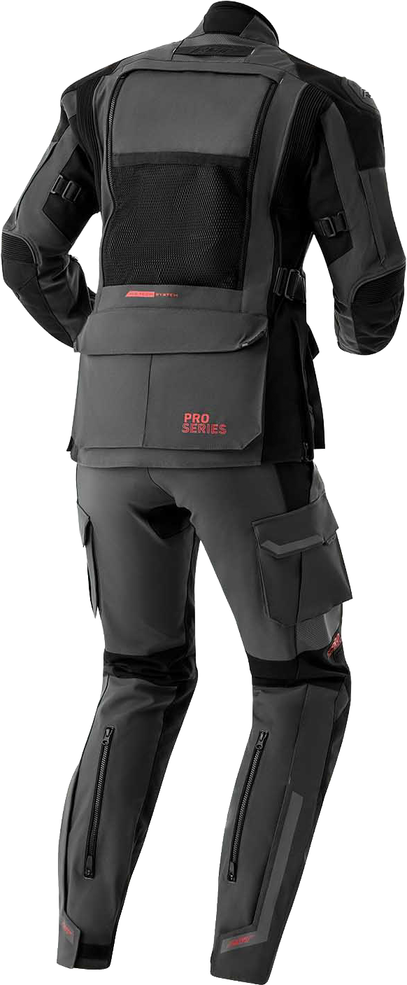 PS ADVENTURE D3O JACKET GREY/BLACK TEXTILE