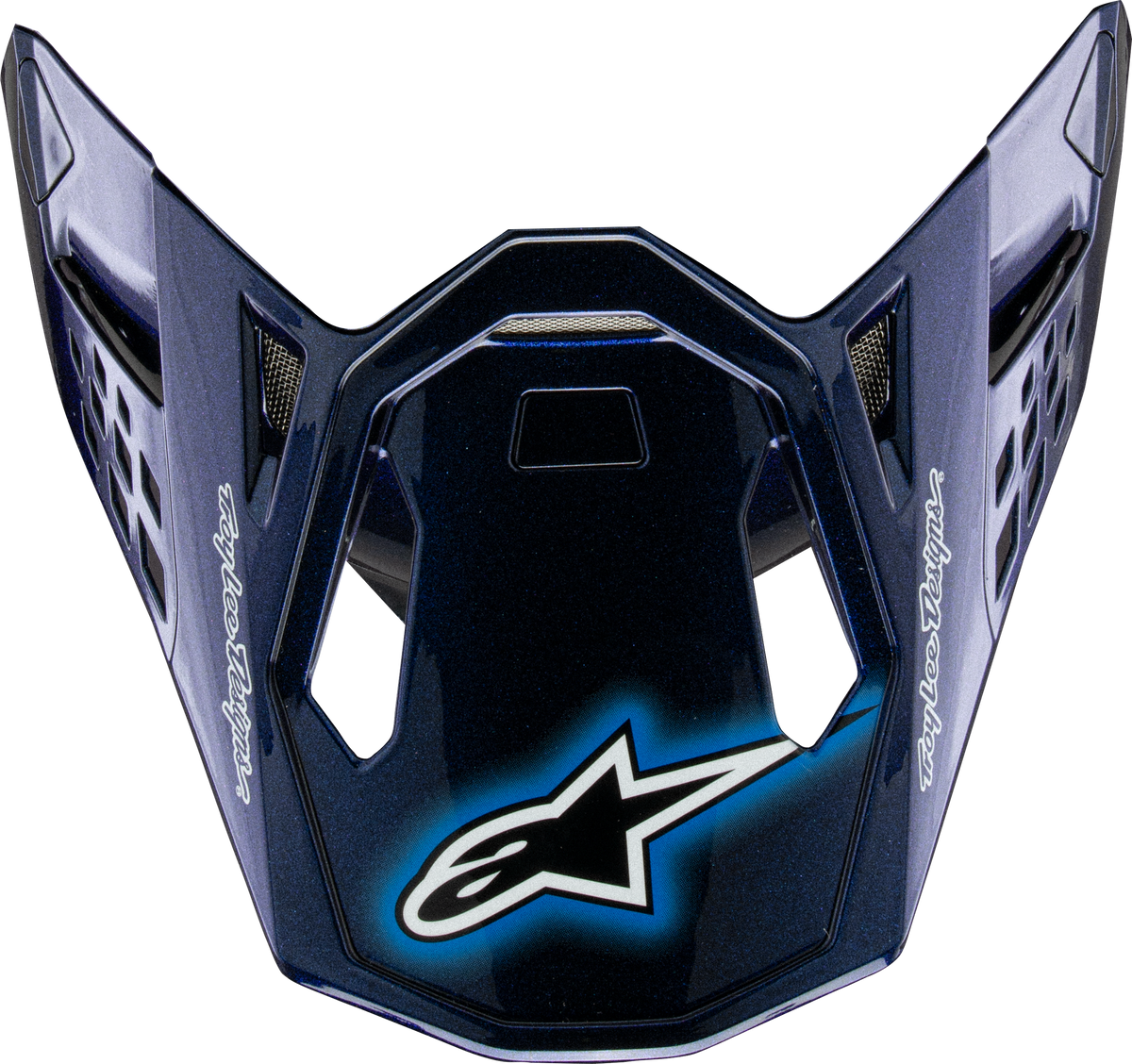 S-M10 TLD VISOR ED25 DARK BLUE GLOSSY