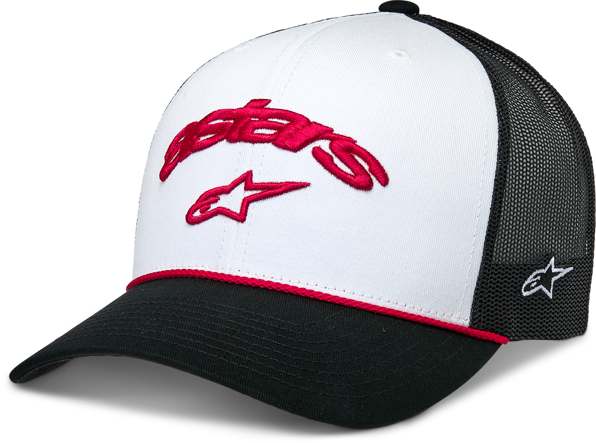 AGREE TRUCKER HAT WHITE/BLACK