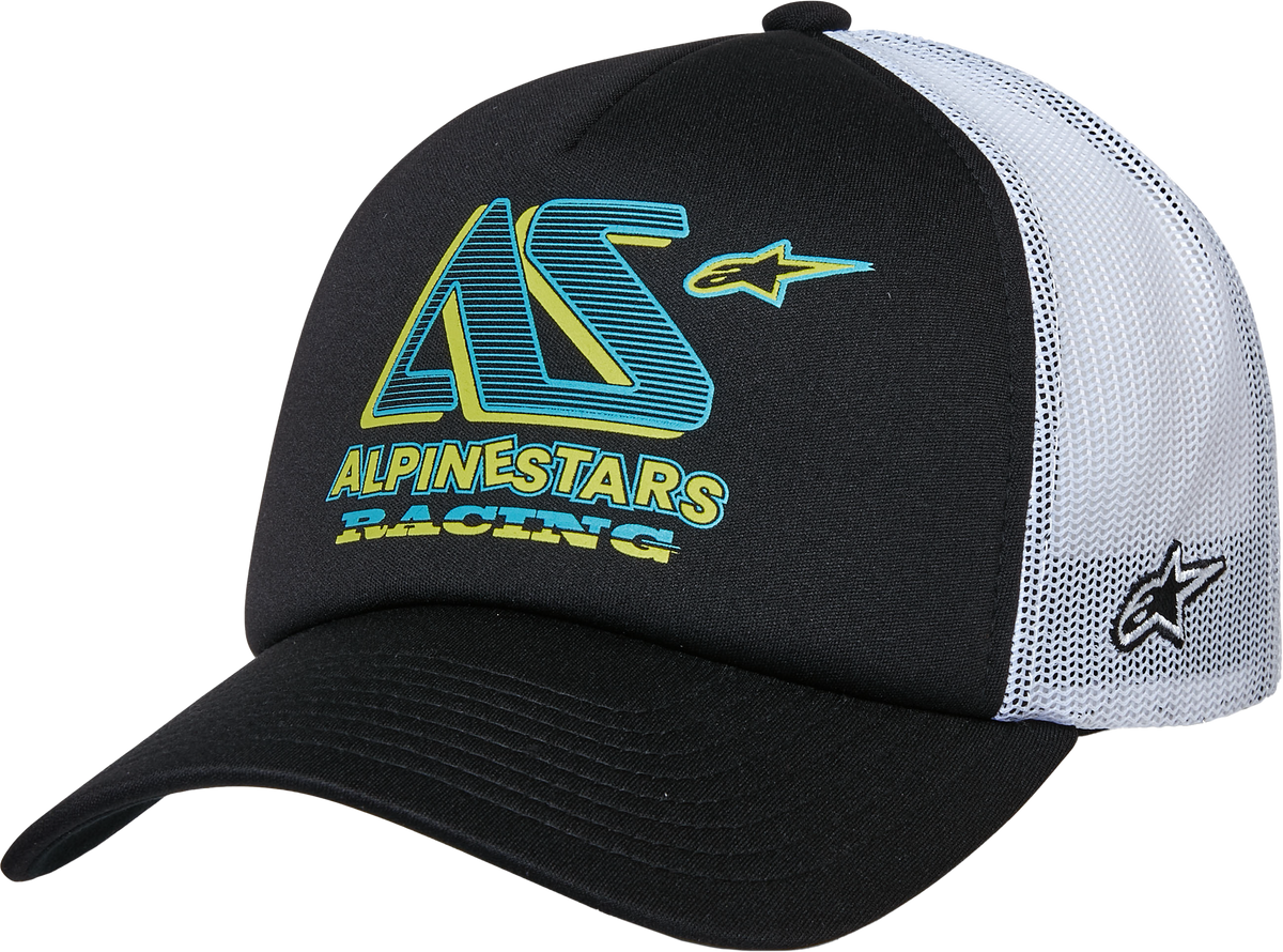 AYESS TRUCKER HAT BLACK/WHITE