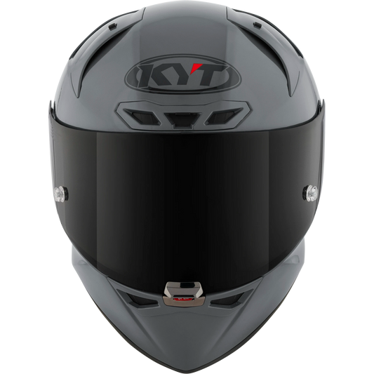 KYT KX-1 Race GP Full Face Motorcycle Helmets | Plain GRL Grey (Glossy) | KYT Americas