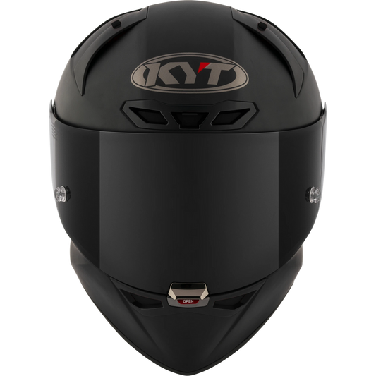 KYT KX-1 Race GP Full Face Motorcycle Helmets | Plain Black (Matte) | KYT Americas