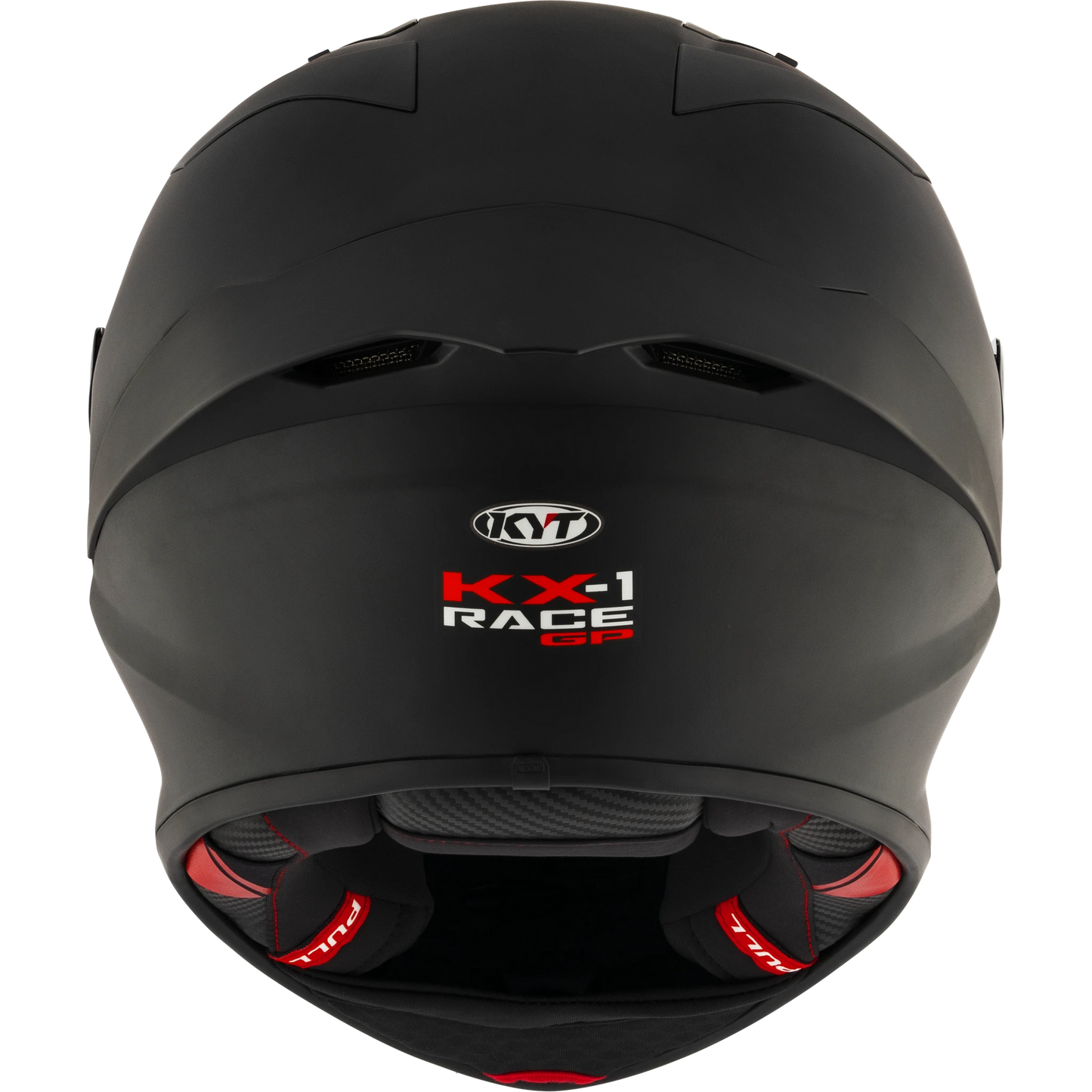 KYT KX-1 Race GP Full Face Motorcycle Helmets | Plain Black (Matte) | KYT Americas