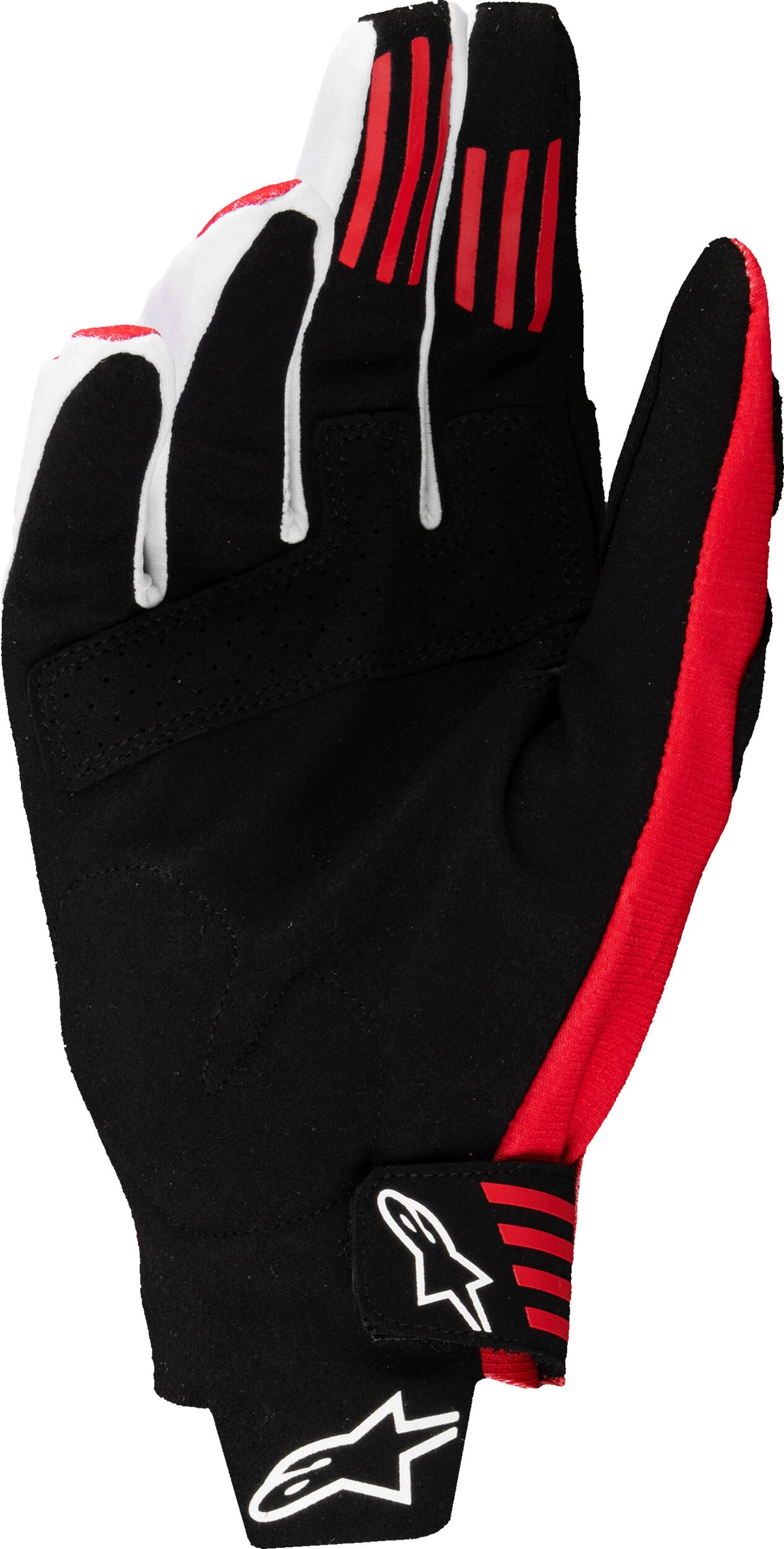 TECHSTAR GLOVES BLACK/BRIGHT RED