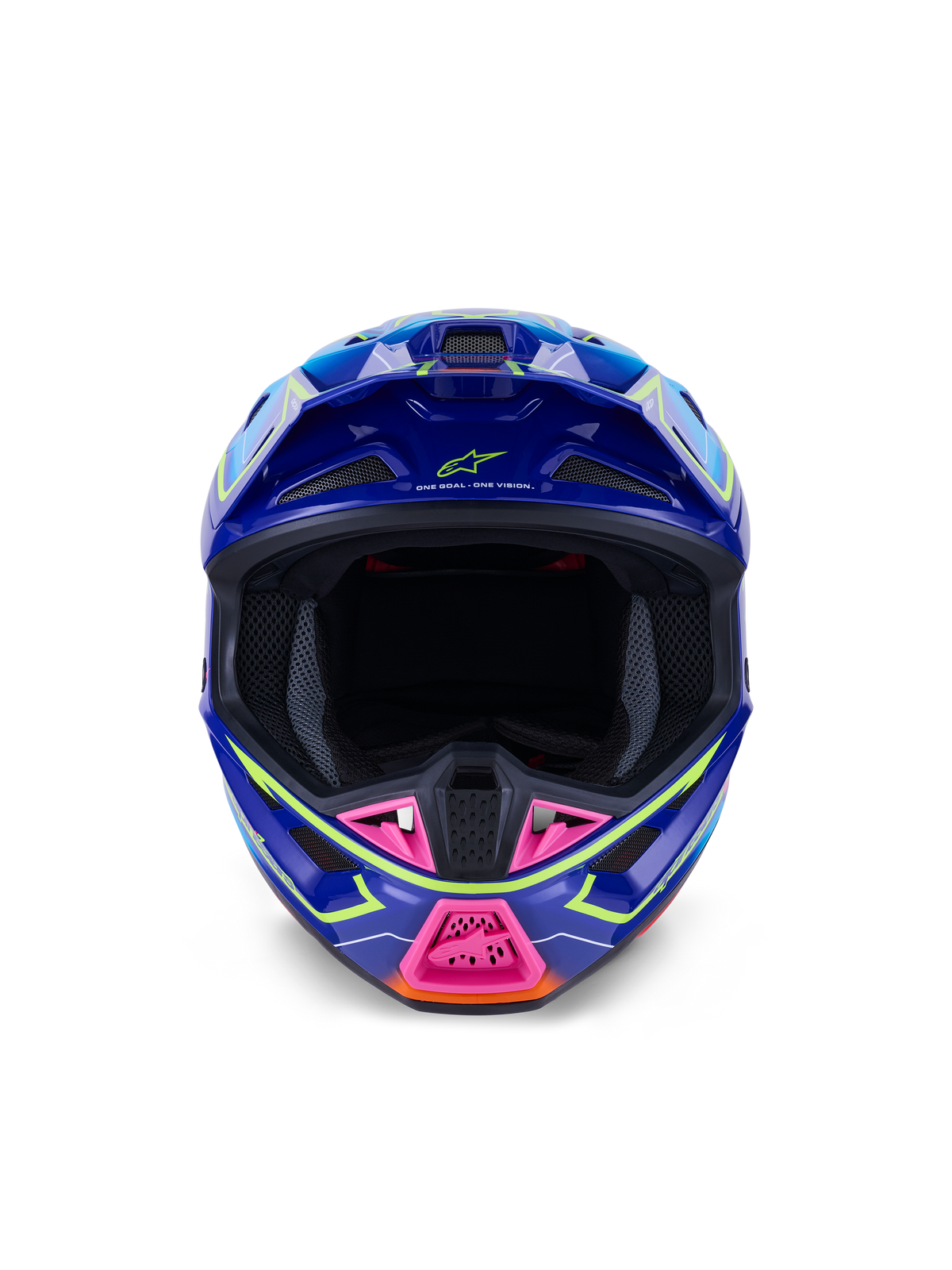 SM7 CAST HELMET BLUE/PNK/YLW FLUO GLOSSY