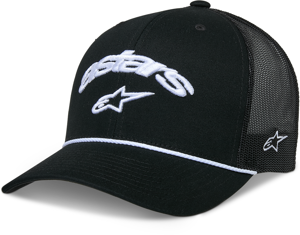 AGREE TRUCKER HAT BLACK/BLACK