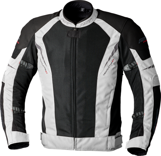 PS VENTILATOR D3O JACKET BLACK/SILVER TEXTILE