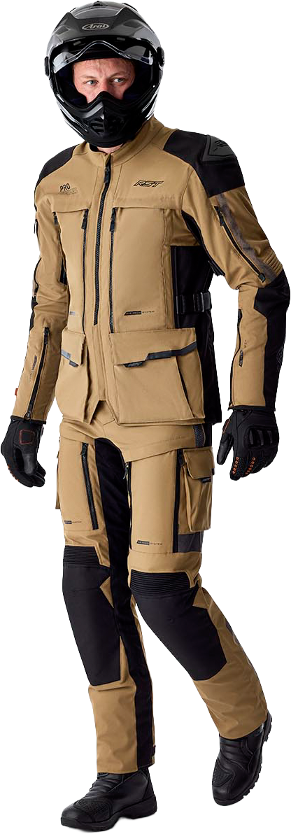 PS ADVENTURE D3O JACKET SAND/BLACK TEXTILE
