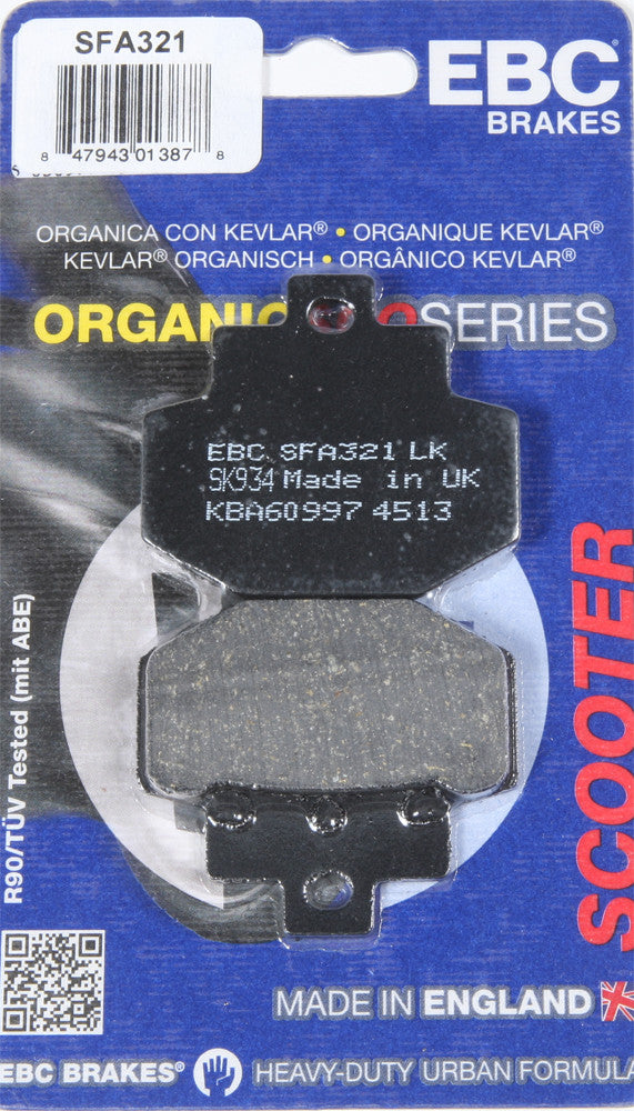 EBC Sfa Brake Pads Organic