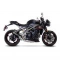 Leo Vince Factory S Carbon Fiber | Slip-On Exhaust For Triumph Speed Triple 1050/RS/S '18-19