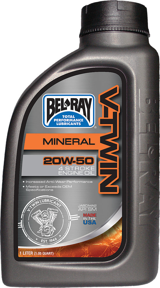 Bel-Ray V-Twin Mineral Engine Oil