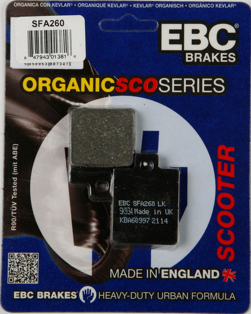 EBC Sfa Brake Pads Organic
