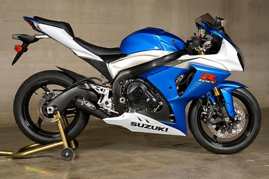 2009-11 Suzuki GSXR 1000 GP Style Slip On System – Black – Shop M4 Exhaust