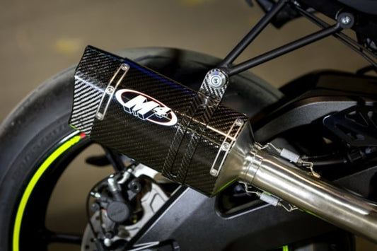 2017 Suzuki GSXR 1000 Full Race System with Full Titanium Tubing – Carbon tech 1 – Shop M4 Exhaust