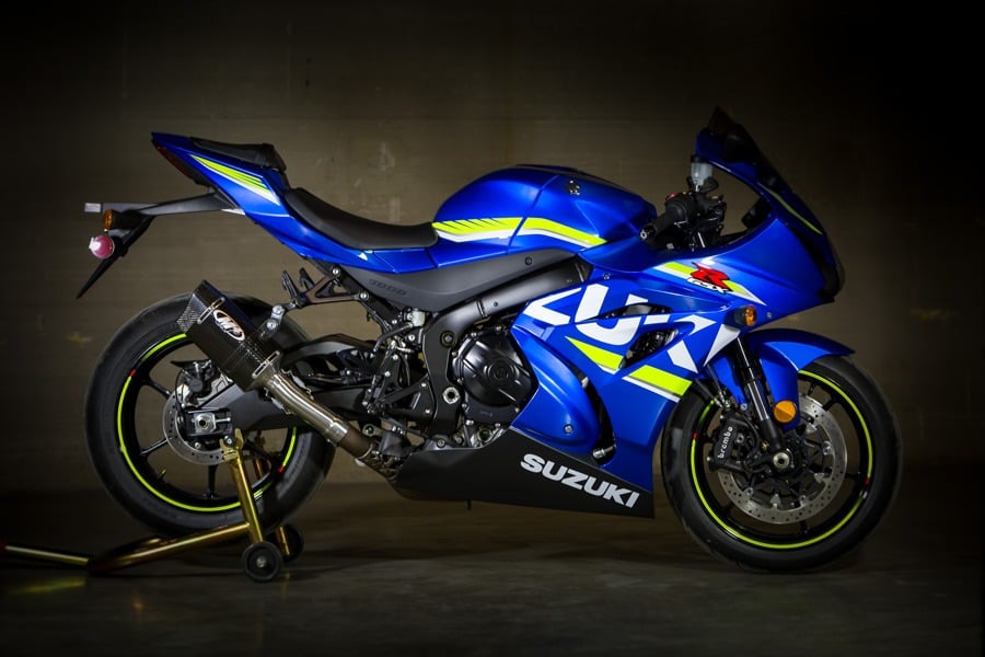 2017 Suzuki GSXR 1000 Slip On System – Carbon Tech 1 – Shop M4 Exhaust