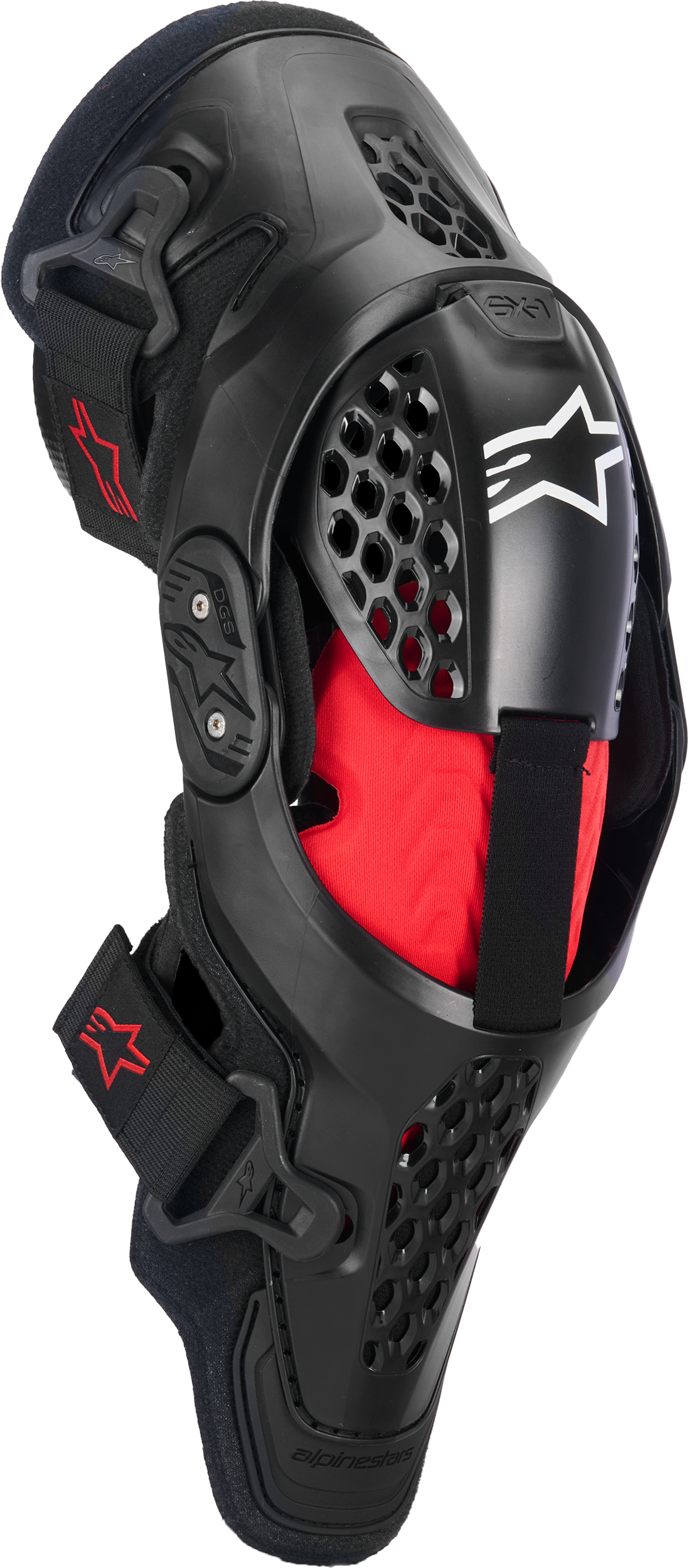SX-1 PLASMA KNEE PROTECTOR BLK/RED/COOL GRY