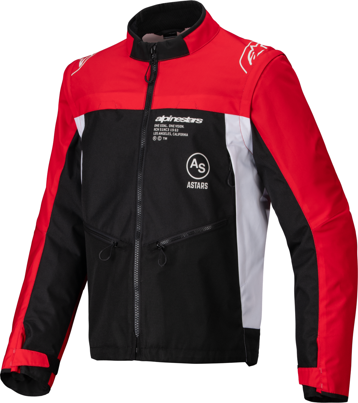 PRO-DURA JACKET BLACK/BRIGHT RED/WHITE
