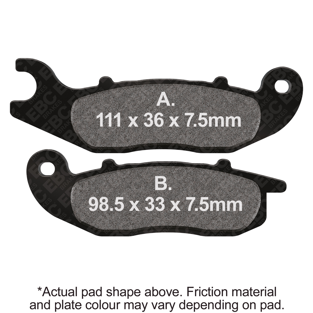 EBC Sfa Brake Pads Organic