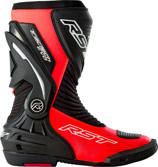 TRACTECH EVO D3O BOOT BLACK/FLO RED