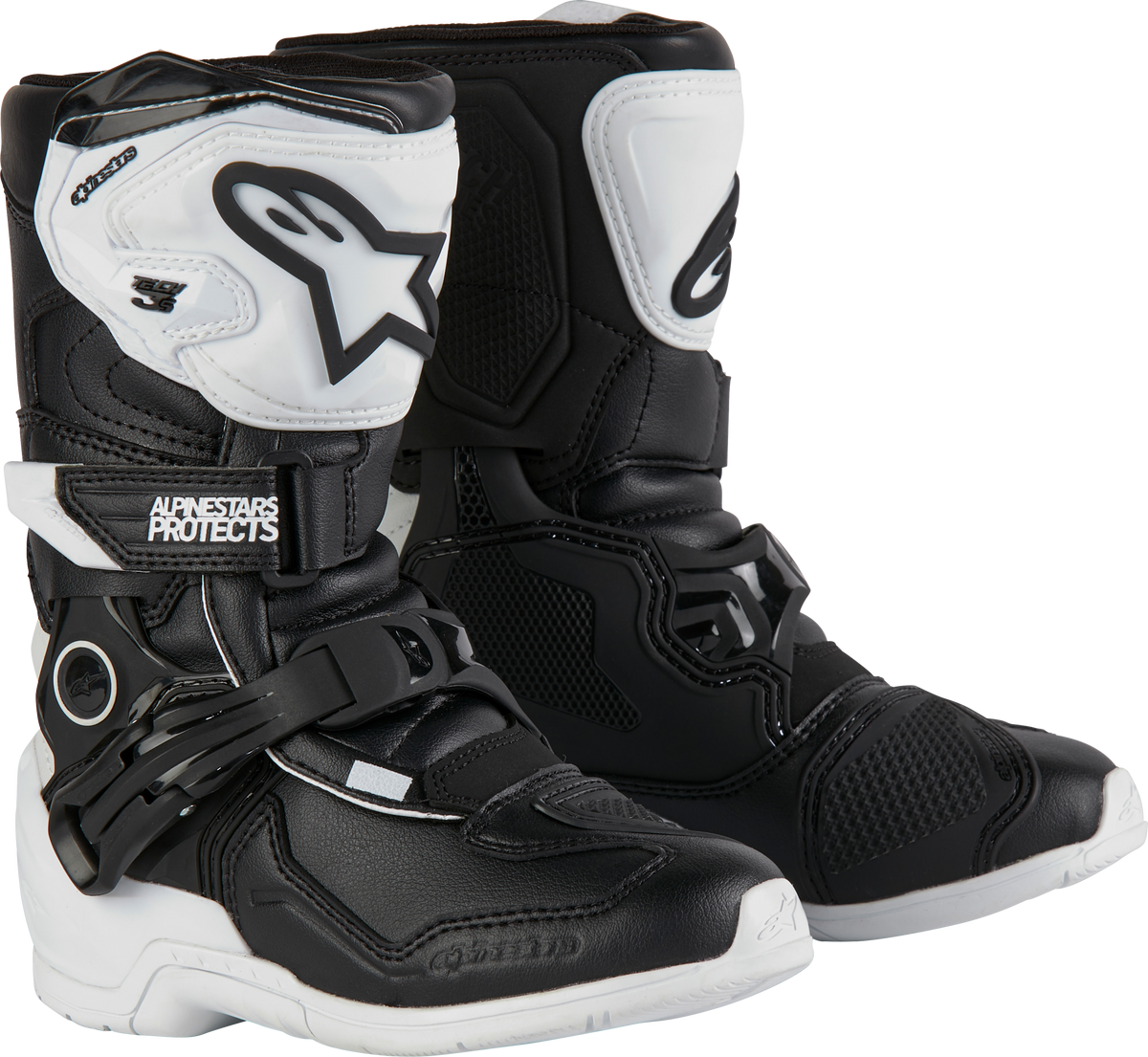 TECH 3S KIDS BOOTS WHITE/BLACK