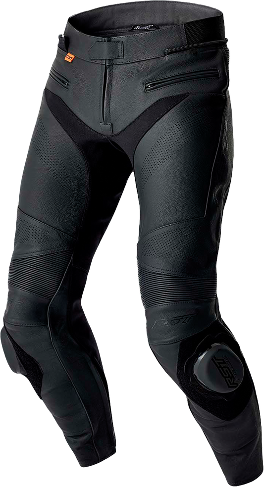 S1 D3O LL LEATHER PANTS BLACK