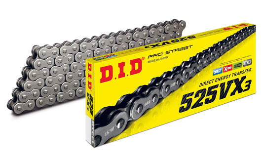 D.I.D 525VX3 Chain 120 Links- Natural