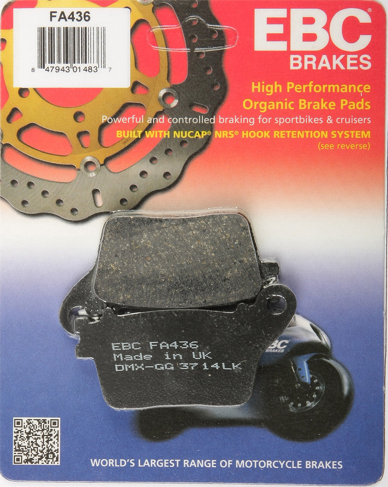 EBC FA Brake Pads Organic — FA4xx