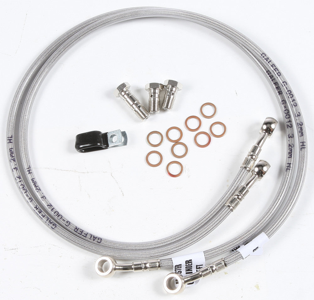 Galfer 2 Line Front Stainless Steel Brake Lines — manufacturer catalog photo
