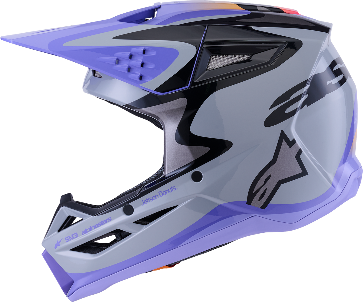 JETTSON SM3 HELMET GRY/PURP/BLK GLOSSY