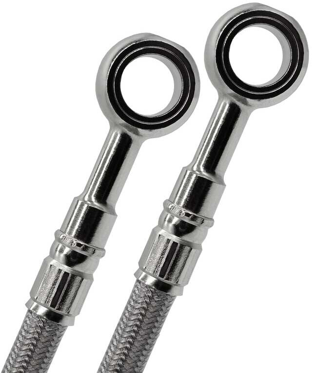 Galfer Rear Stainless Steel Brake Lines — manufacturer catalog photo