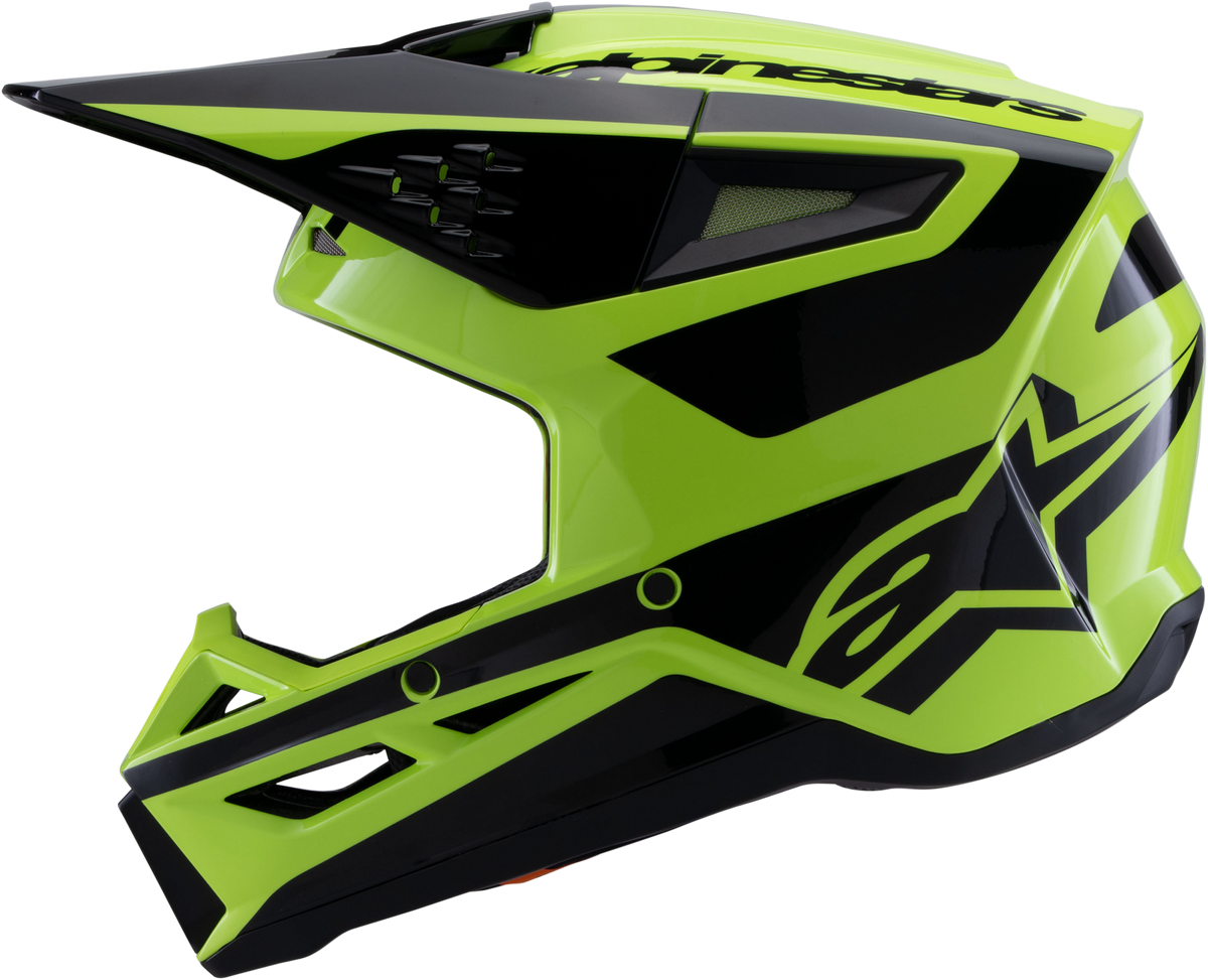 SM3 HEAT HELMET YELLOW FLUO/BLACK GLOSSY