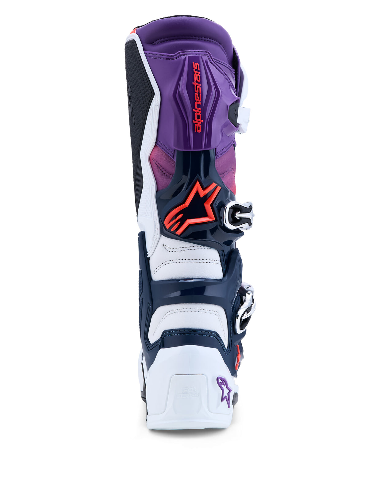 TECH 7 BOOTS PRPL/WHT/DK BLUE/RED FLUO