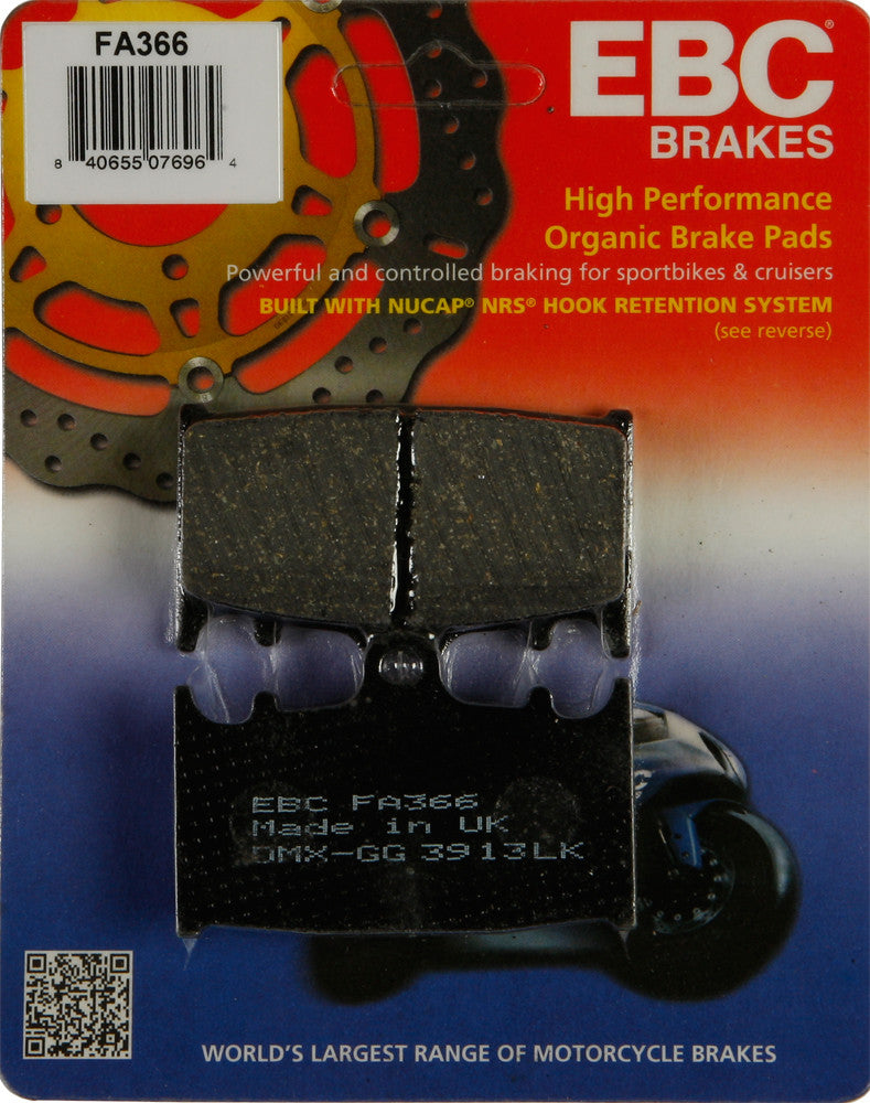 EBC FA Brake Pads Organic — FA3xx