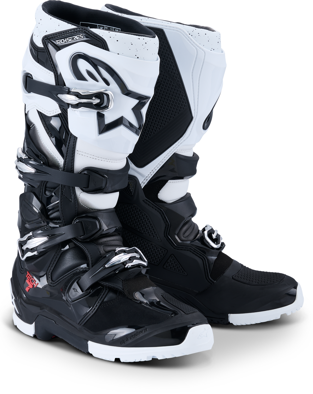 TECH 7 ENDURO BLACK/WHITE