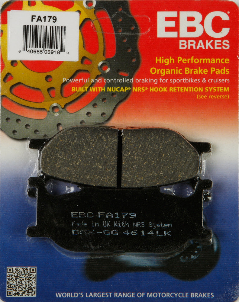 EBC FA Brake Pads Organic — FA1xx