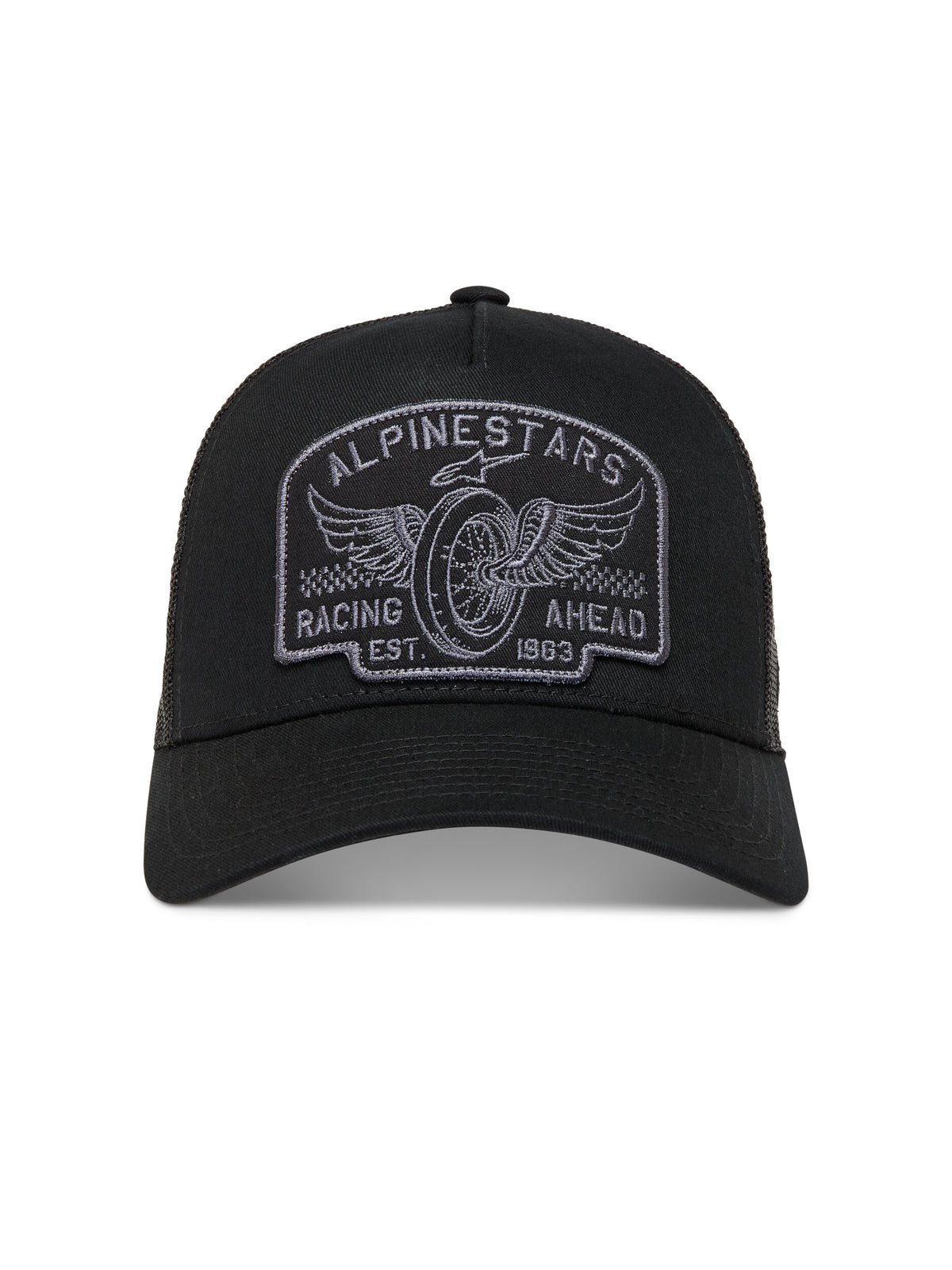 HERITAGE PATCH TRUCKER HAT BLACK/GREY