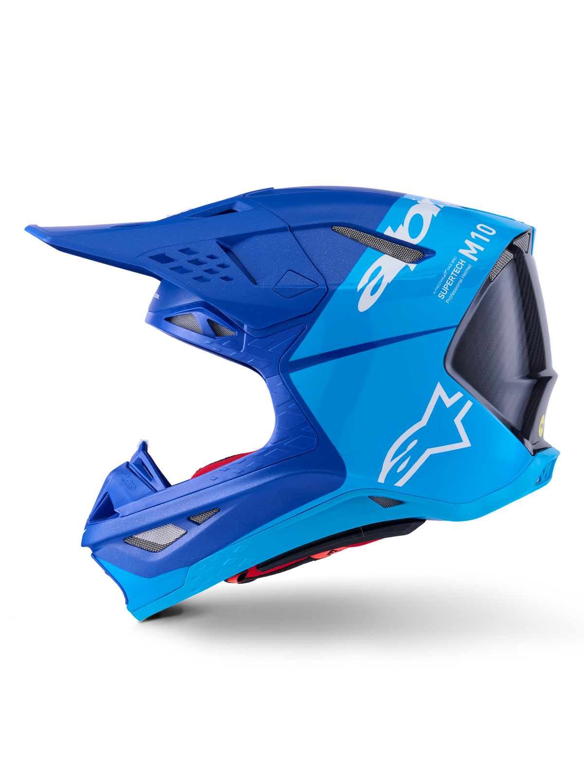 SUPERTECH S-M10 FLOOD HELMET MET BLU/MD BLU/BLK CRB M&G