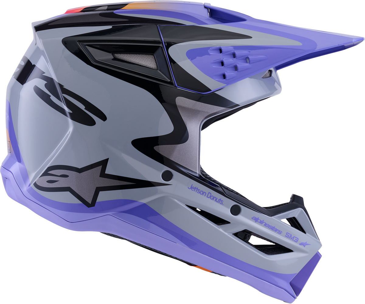 JETTSON SM3 HELMET GRY/PURP/BLK GLOSSY