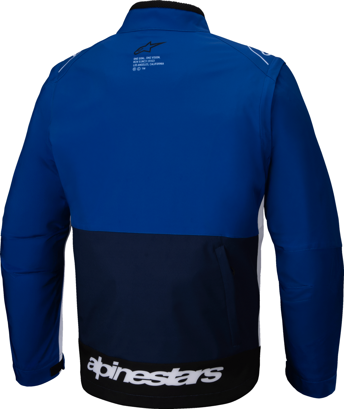 LITE-DURA SOFTSHELL JACKET NAVY/BRIGHT BLUE/WHITE