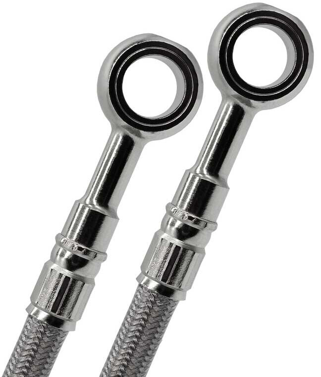 Galfer Rear Stainless Steel Brake Lines — Yamaha — manufacturer catalog photo
