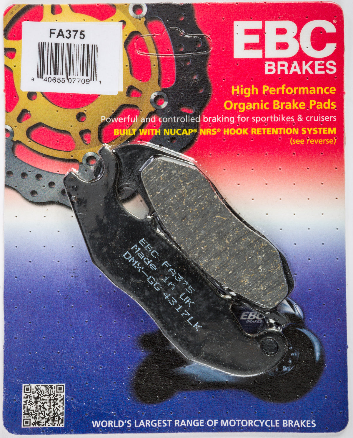 EBC FA Brake Pads Organic — FA3xx