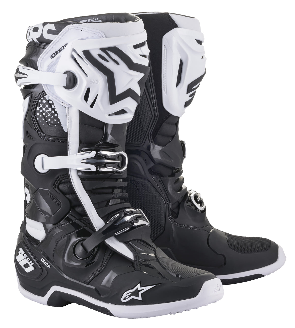 TECH 10 BOOTS BLACK/WHITE