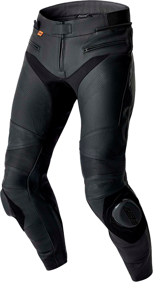 S1 D3O SL LEATHER PANTS BLACK