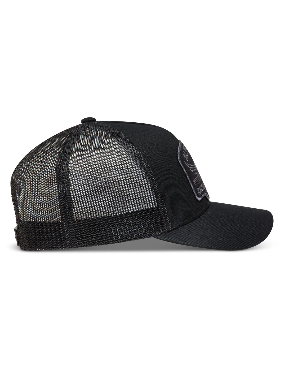 HERITAGE PATCH TRUCKER HAT BLACK/GREY