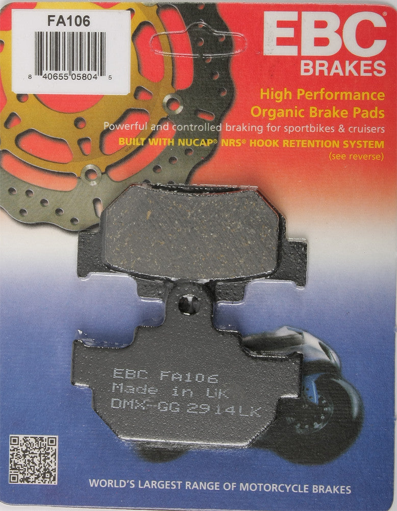 EBC FA Brake Pads Organic — FA1xx