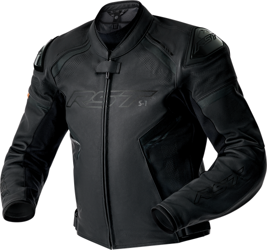 S1 D3O LEATHER JACKET BLACK