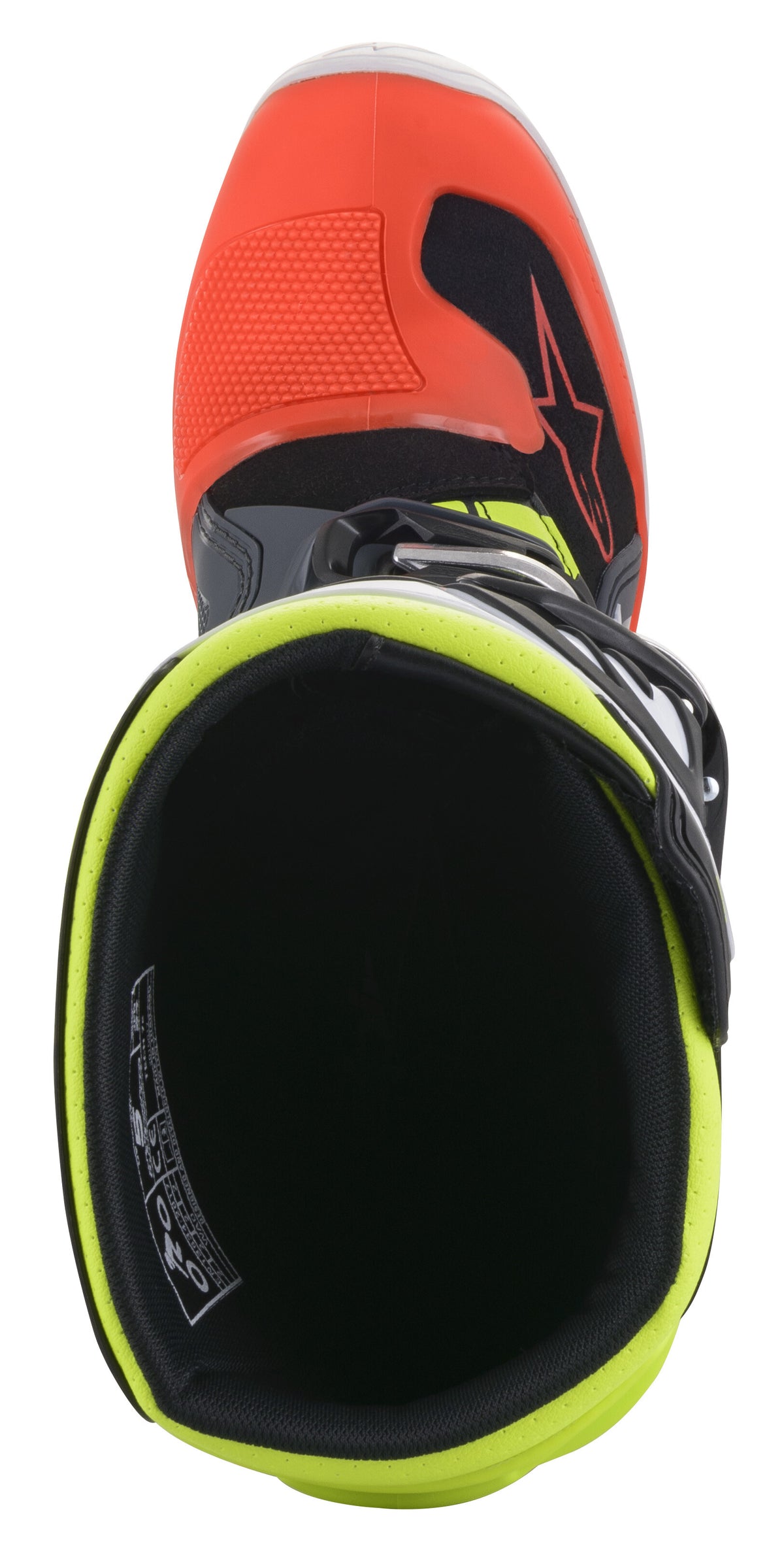 TECH 7S BOOTS DARK GREY/ RED FLUO/YELLOW FLUO
