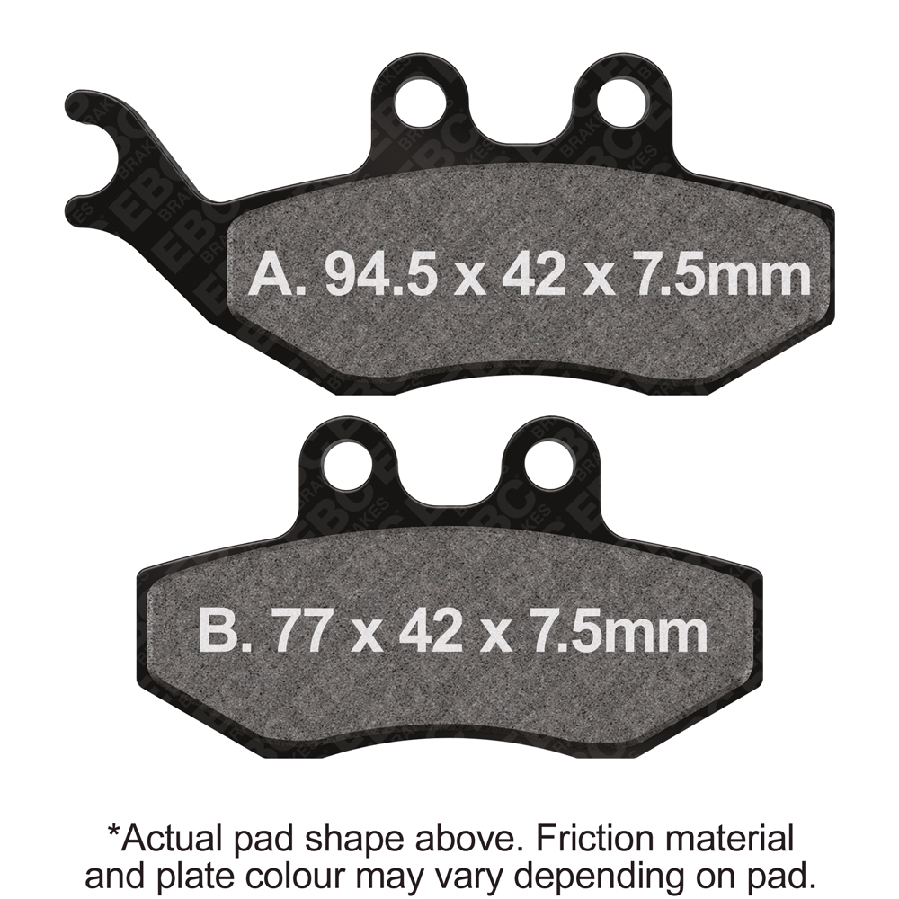 EBC Sfa Brake Pads Organic
