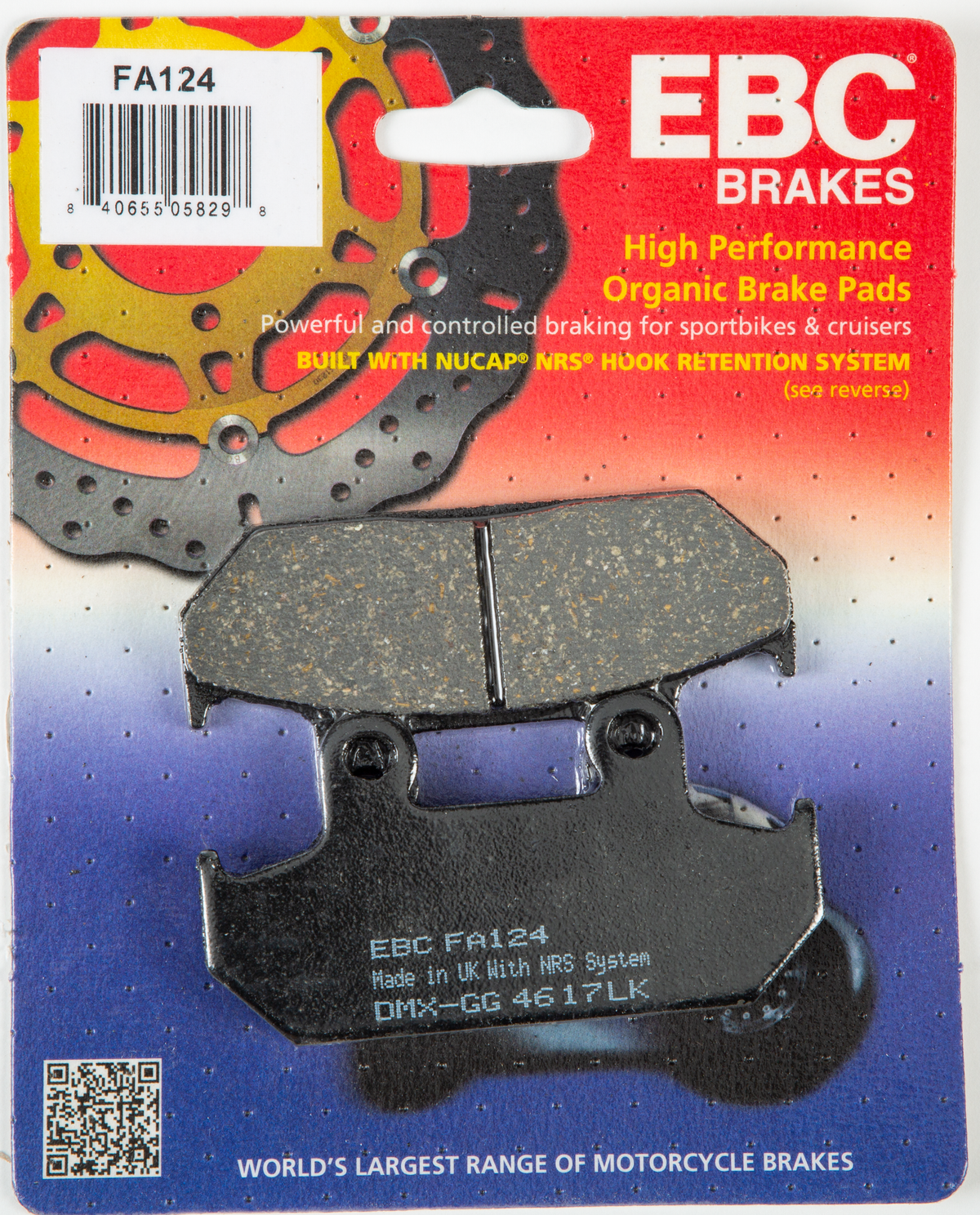 EBC FA Brake Pads Organic — FA1xx